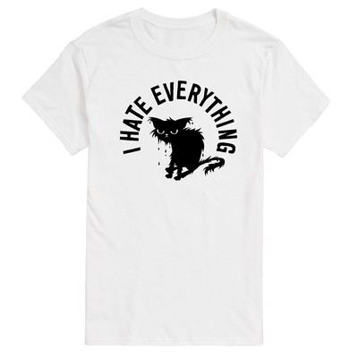 

Мужская футболка Hate Everything с функцией мгновенного сообщения, Белый