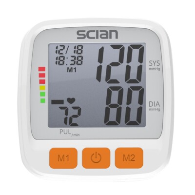 Scian LCD Digital Wrist Blood Pressure Monitor BP Cuff Automatic Machine Tester