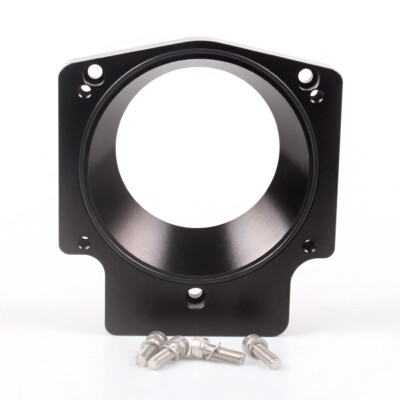 102mm Aluminum Intake Manifold Throttle Body Spacer Adapter For LS1 LS2 LS6 LSX
