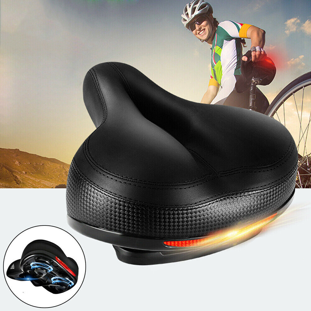 For Bike E-bike Extra Wide Big Bum Bike Saddle Seat Pad Bicy