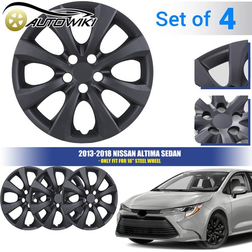 4Pcs Set 16Inch Wheel Rim Cover Hubcaps Replacement For