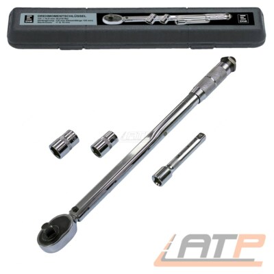 ENVA DREHMOMENTSCHLÜSSEL 10-210 Nm 1/2 ZOLL ANTRIEB STECKNÜSSE KNARRE RATSCHE