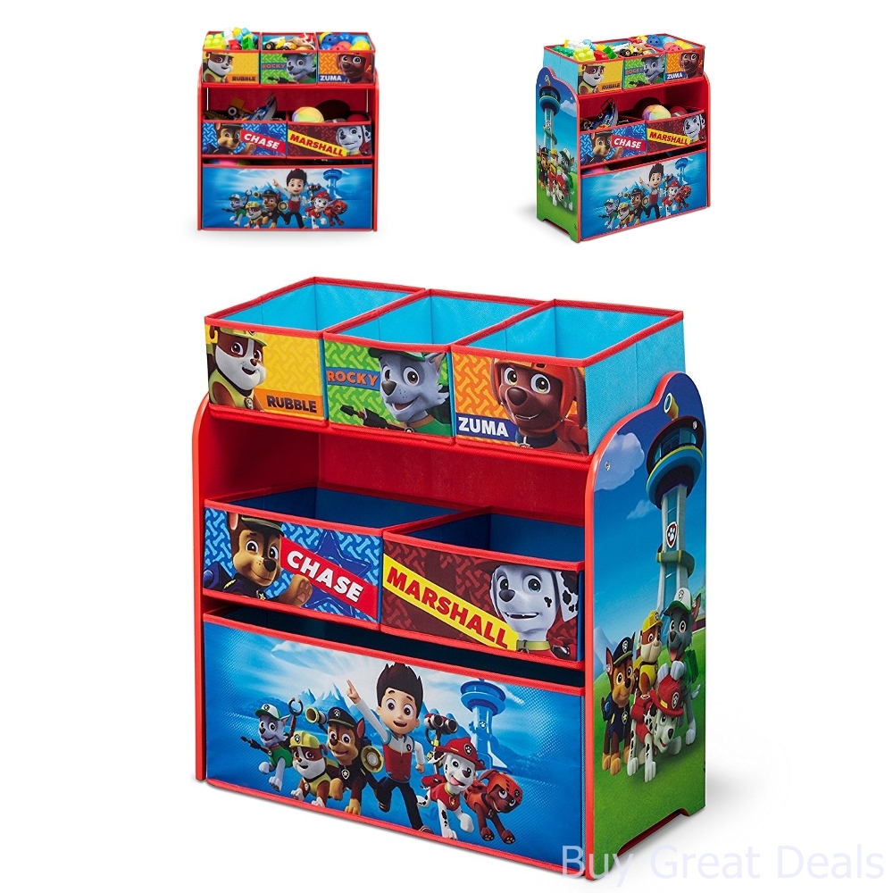 paw patrol toy box