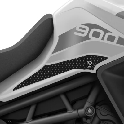 BLOQ TRIUMPH TIGER 900 GT (2020-) Motorcycle Fuel Tank Grips - BLACK
