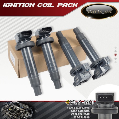 4x Ignition Coils for Toyota Yaris 20052013 Prius Echo 1.3L 1.5L 1NZ