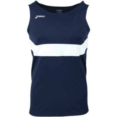 

Мужская повседневная майка ASICS TF2349-5001 Break Through Scoop Neck — синий — размер, ASICS Break Through Scoop Neck Tank