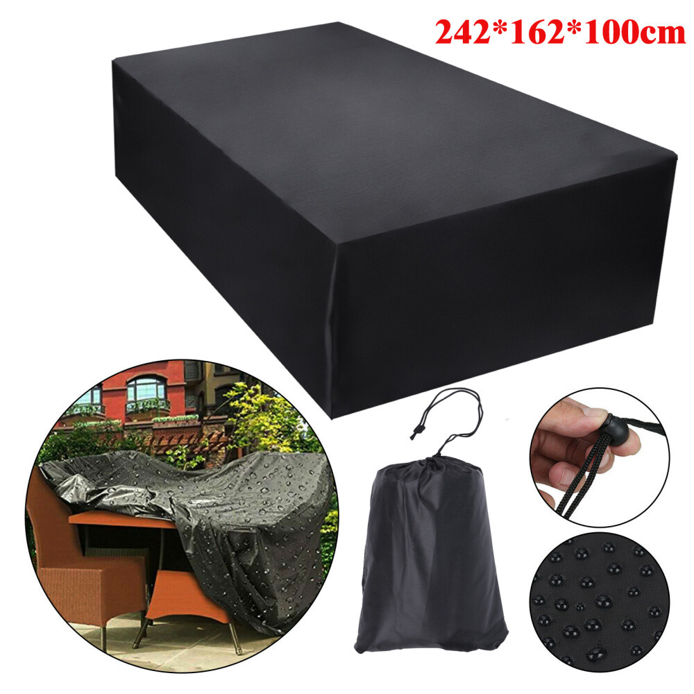 Schutzhülle Abdeckhaube Abdeckung Abdeckplane Für Gartenmöbel 242 X 162 X 100cm