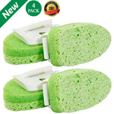 4 Cleaning Sponge Refills For Libman Dish Wand Soap Wand Non-scratch