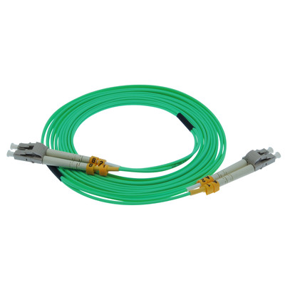 LC-LC Fiber Optical Duplex Patch Cords Multimode 50/125 OM3 1M to 50M 10G V2 LOT