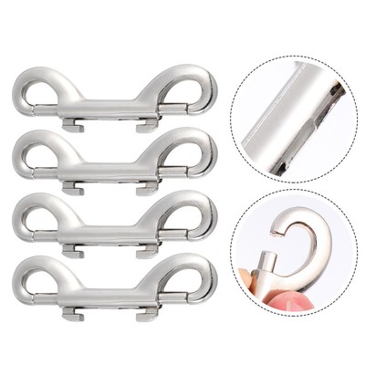 4 Pcs Key Chain Clip Heavy Duty Hook Two-End Binding Snap Reliable