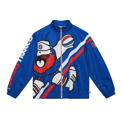 

Mitchell - Ness NBA Denver Nuggets Exploded Logo Warm Up Jacket Men синий/красный/белый, Mitchell - Ness NBA Denver Nuggets Exploded Logo Warm Up Jacket