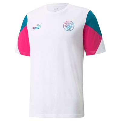 

Puma 764525-02 Мужская Джерси Mcfc Ftblculture с Круглым Вырезом С Коротким Рукавом -, Белый, Puma Mcfc Ftblculture Crew Neck Short Sleeve Jersey