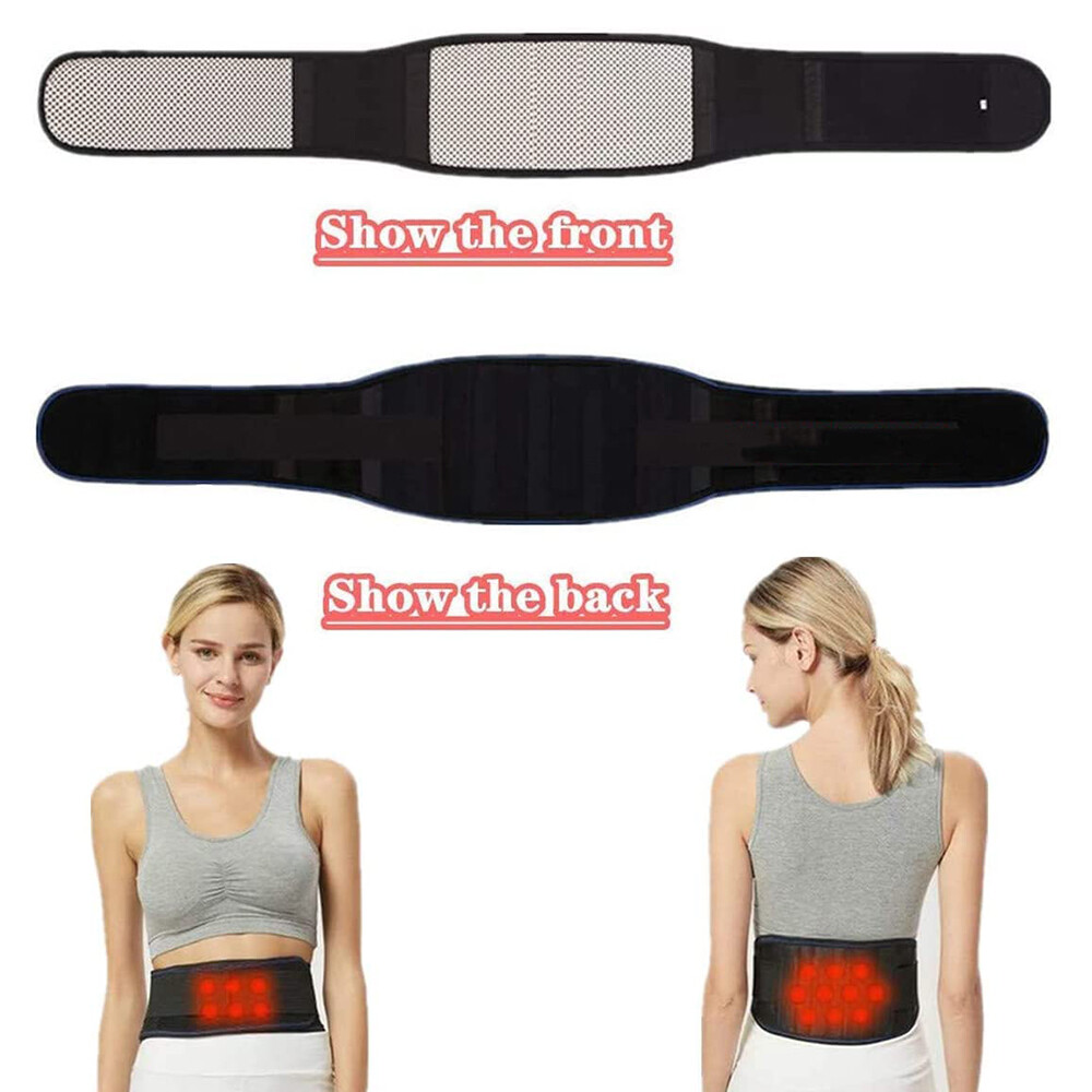 Adjustable Lower Back Brace Lumbar Support Waist Belt For Men Women Pain Relief~