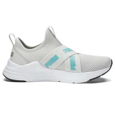 

Puma Wired Run Slip On Summer Jr Boys Серые кроссовки Повседневная обувь 38373205, Grey, Puma Wired Run Slip On Summer Jr