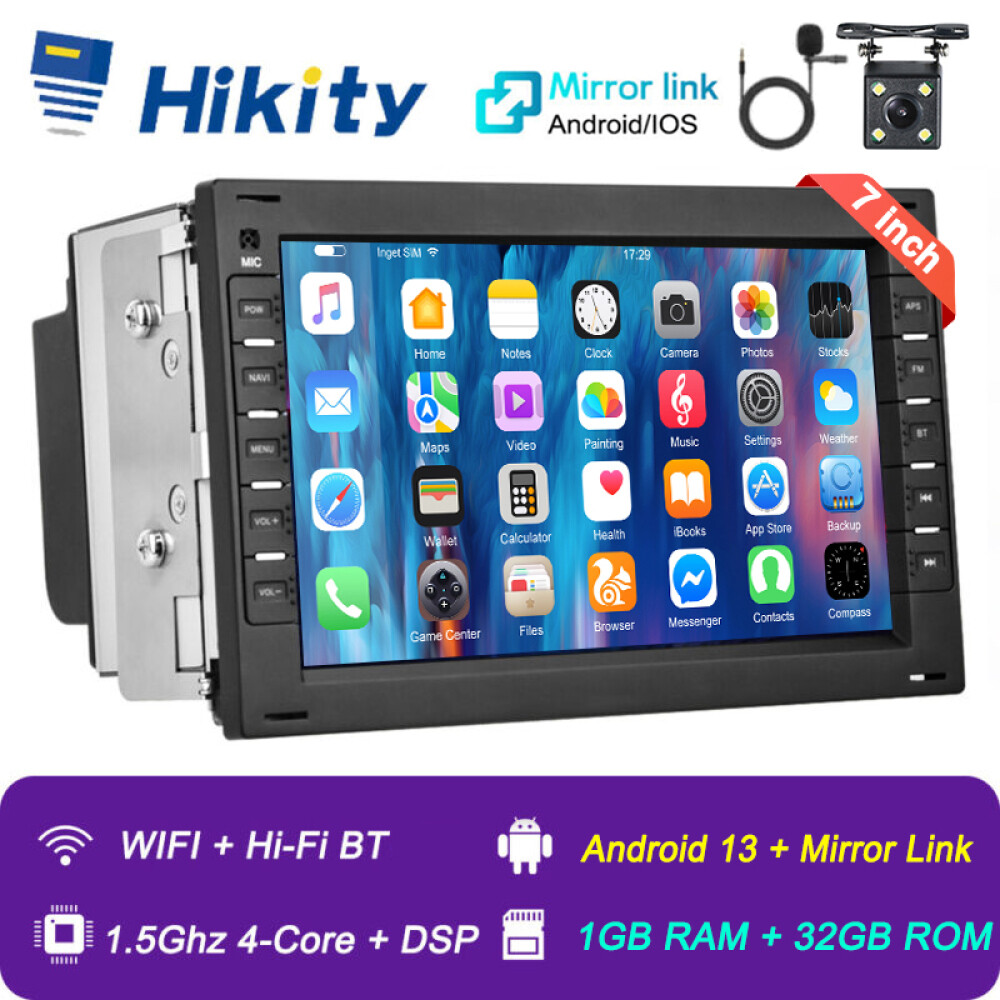 Android 13 Autoradio GPS Navi Kamera Für VW Polo BORA MK5 SHARAN JETTA MK4 CITI