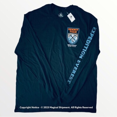 NWT Disney Parks -Animal Kingdom-Expedition Everest Summit Team Shirt for Adults