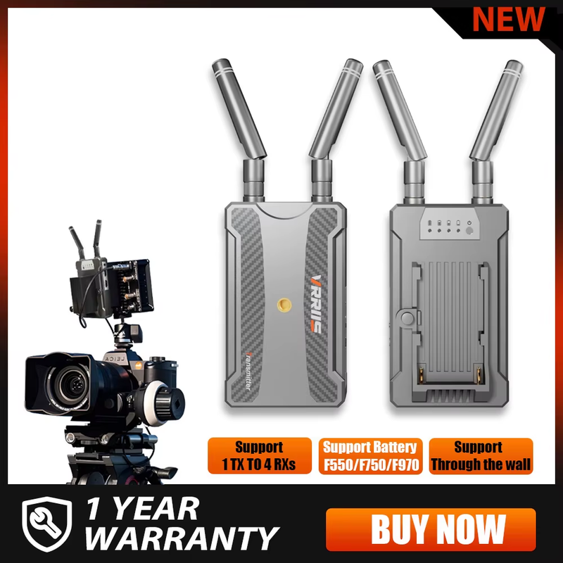 Wireless HDMI Extender kit Support NP-F970 Battery 250M Wireless HDMI Transmitte