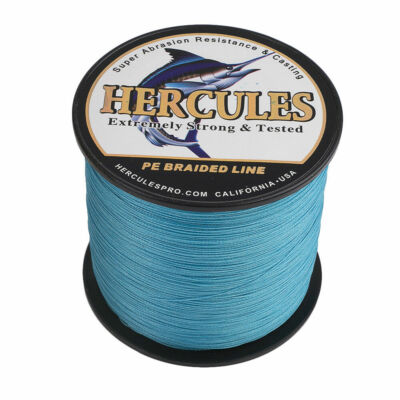 HERCULES Blue 300M 500M 1000M Yards 4 8 Strands Braided Fishing Line 10-300lbs