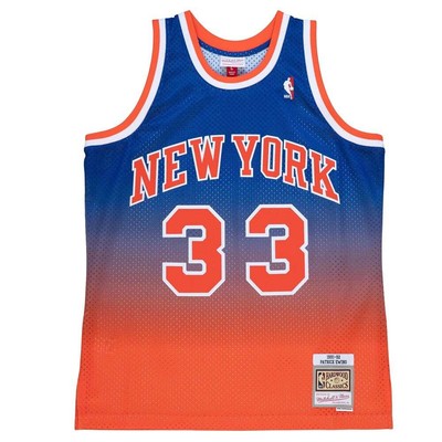 

Спортивная майка Mitchell - Ness Fadeaway Swingman с круглым вырезом 199192, мужская, Blue;orange, Mitchell - Ness Fadeaway Swingman Athletic Tank Jersey 1991-92