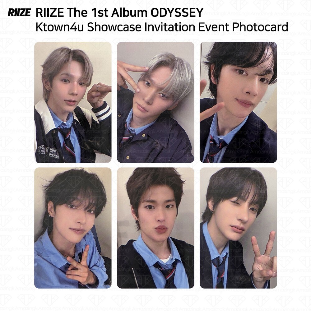RIIZE ショウタロウ ODYSSEY ktown4u ジャージャー麵 トレカ RIIZE The 1st Album ODYSSEY Ktown4u Showcase Invitation