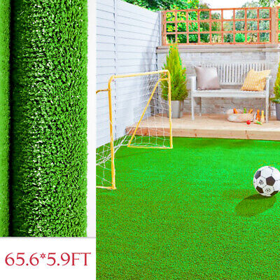 65x5.9 ft Artificial Grass Mat Synthetic Landscape Fake Lawn Pet Dog Turf Garden