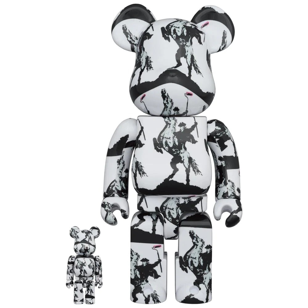 MEDICOM TOY - Bearbrick HIGHWAYMAN 100％ & 400% Medicom Toy BE@RBRICK Bearbrick 400% + 100% HIGHWAYMAN