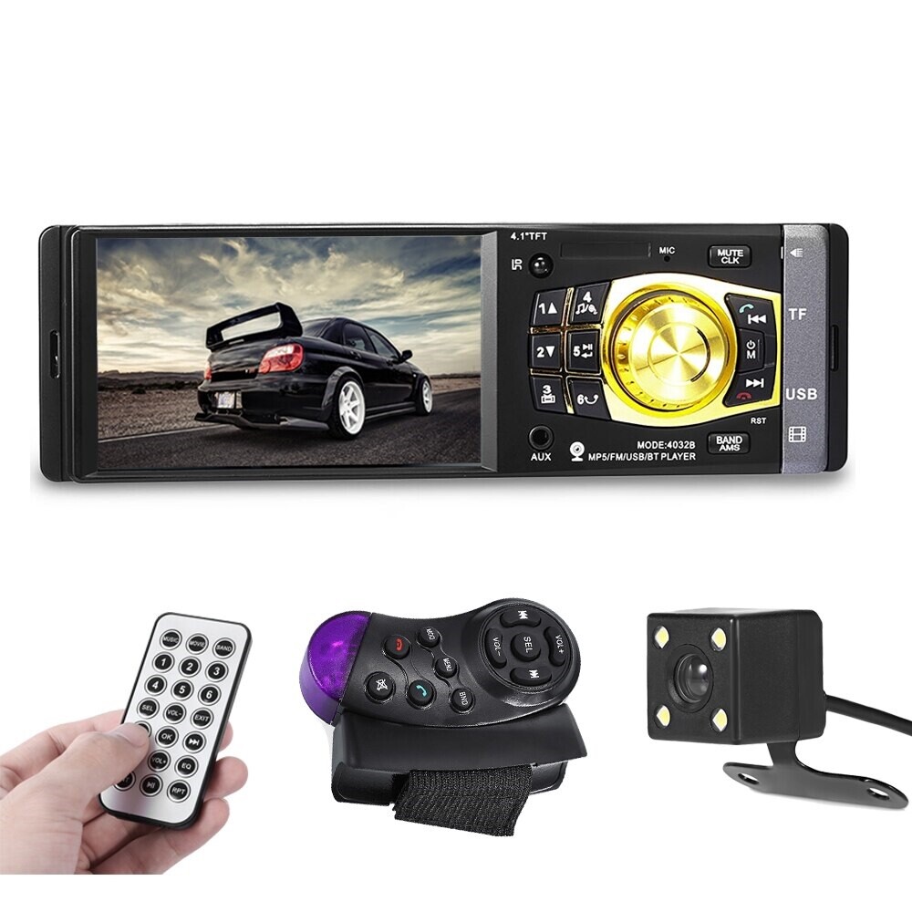 Autoradio 4032B Bluetooth Stereo Con Monitor Lcd Lettore Hd Usb awe