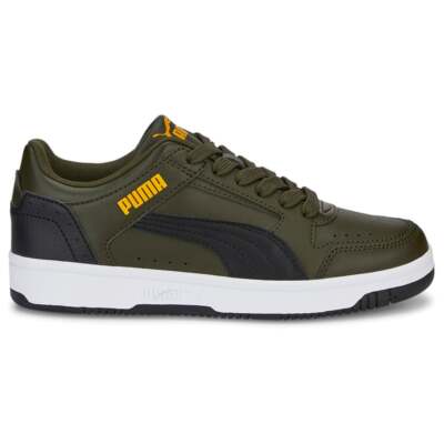 

Puma Rebound Joy Lo Lace Up Youth Boys Зеленые кроссовки Повседневная обувь 38198408, Зеленый, Puma Rebound Joy Lo Lace Up Youth