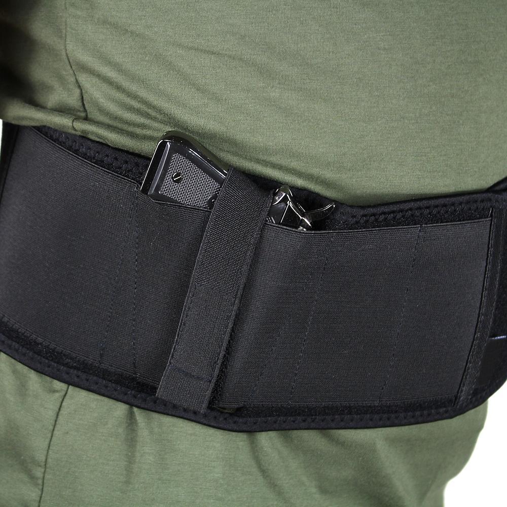 Concealed Carry Neoprene Belly Band Holster for Retention Strap Mag