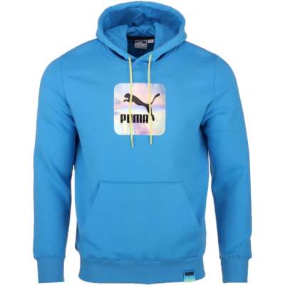 

Puma Lightsense Pullover Hoodie Mens Size  Повседневная верхняя одежда 535540-79, Синий