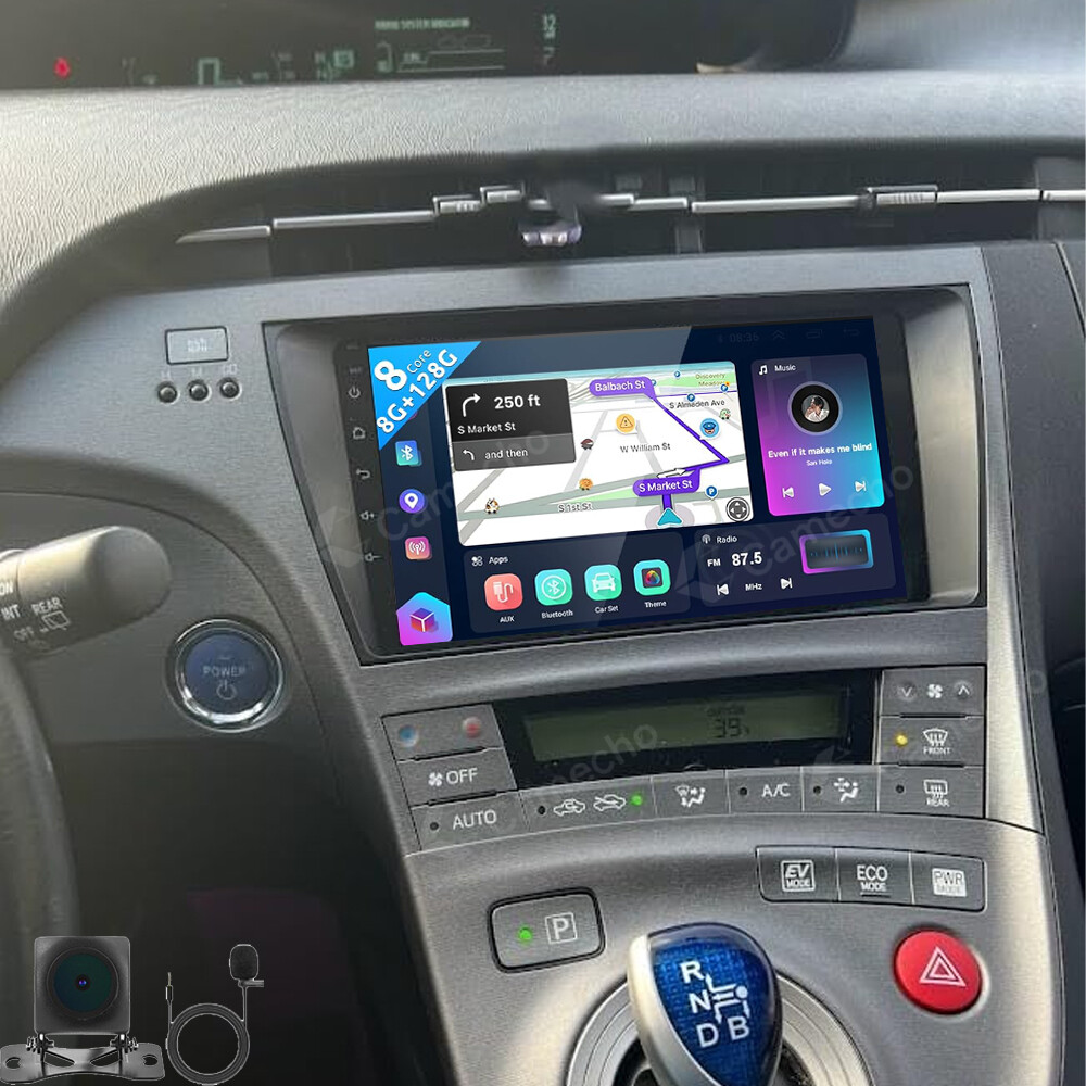 8G+128G Android 13 For Toyota Prius 2010-2015 Apple Carplay