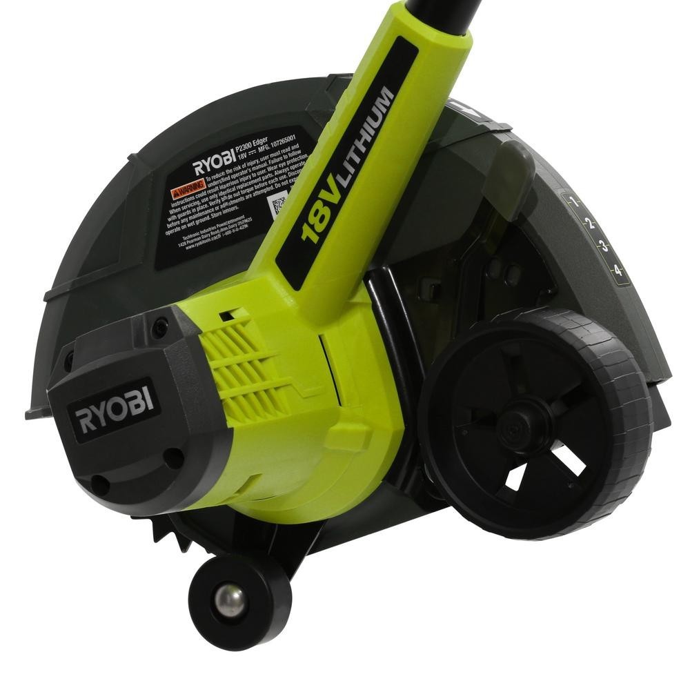 NEW Lawn Edger Electric Ryobi Cordless Trimmer Battery Lith-ion (Tool Only)