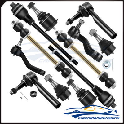 For Chevrolet Silverado 1500 4WD 12PCS Front Steering & Suspension Tie Rods Kit