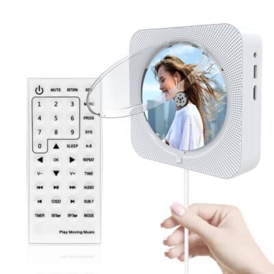 Multifunction DVD Player for Home CD Player with Bluetooth 5.1 Dual Speakers,...