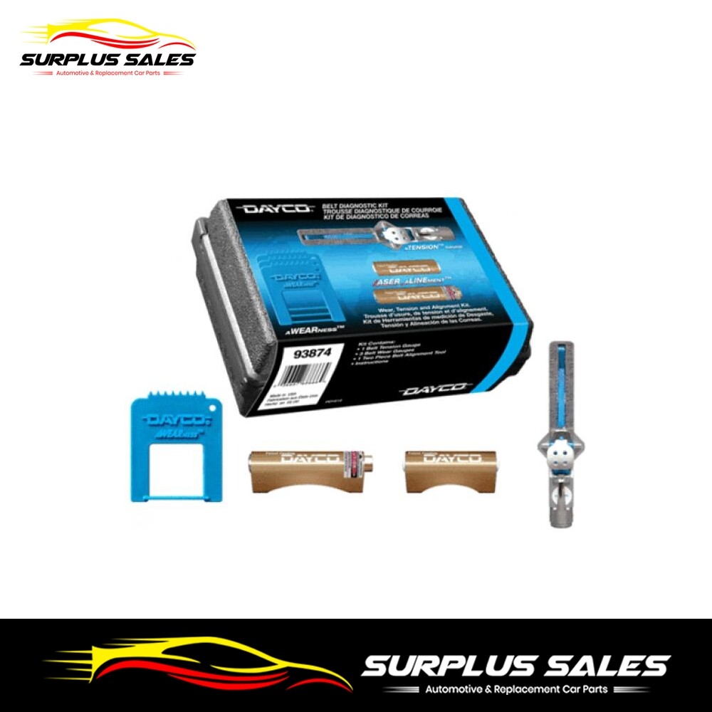 93874 Dayco Belt Diagnostic Kit Wear Tension Lazer Belt Pulley