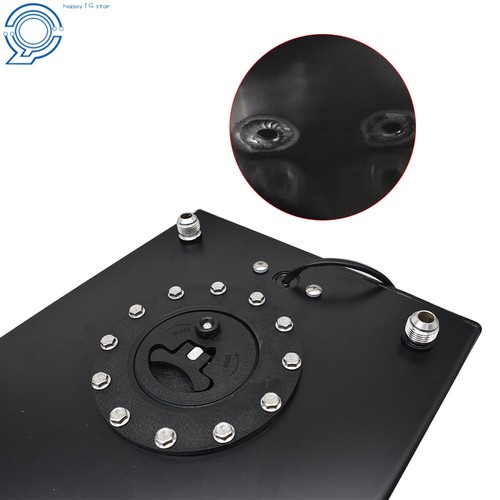 5 Gallon / 20L Fuel Cell Tank Racing Drift W/ Level Sender Aluminum Black