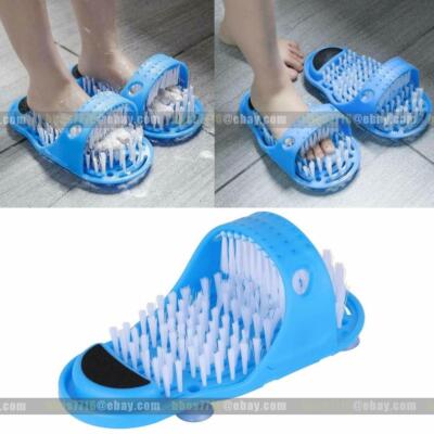 Foot Scrubber Brush Slipper Bath Shower Spa Easy Cleaner Scrub Feet Massage Wash