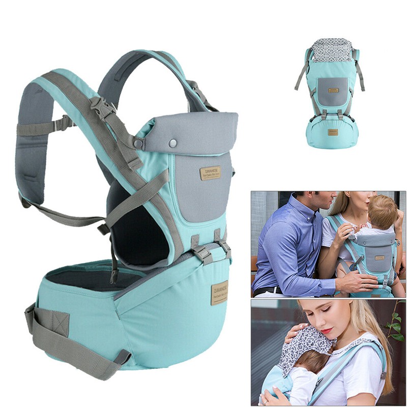 9 in1 Babytragetuch Tragetuch Bauchtrage Bauchtragetuch 4 Tragpositionen