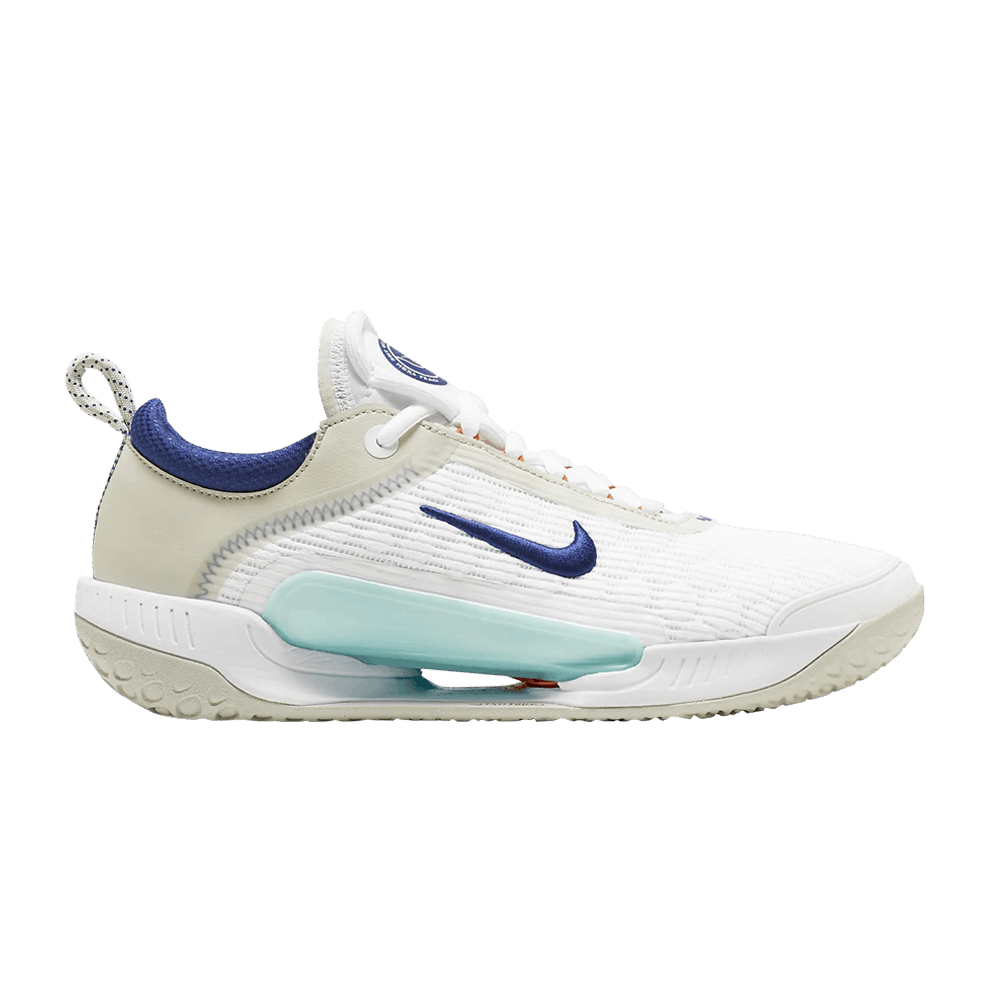 

Мужские теннисные кроссовки Nike Zoom Court NXT HC White Deep Royal Blue DH0219-141 размер 12,5, Белый, Nike Court Zoom