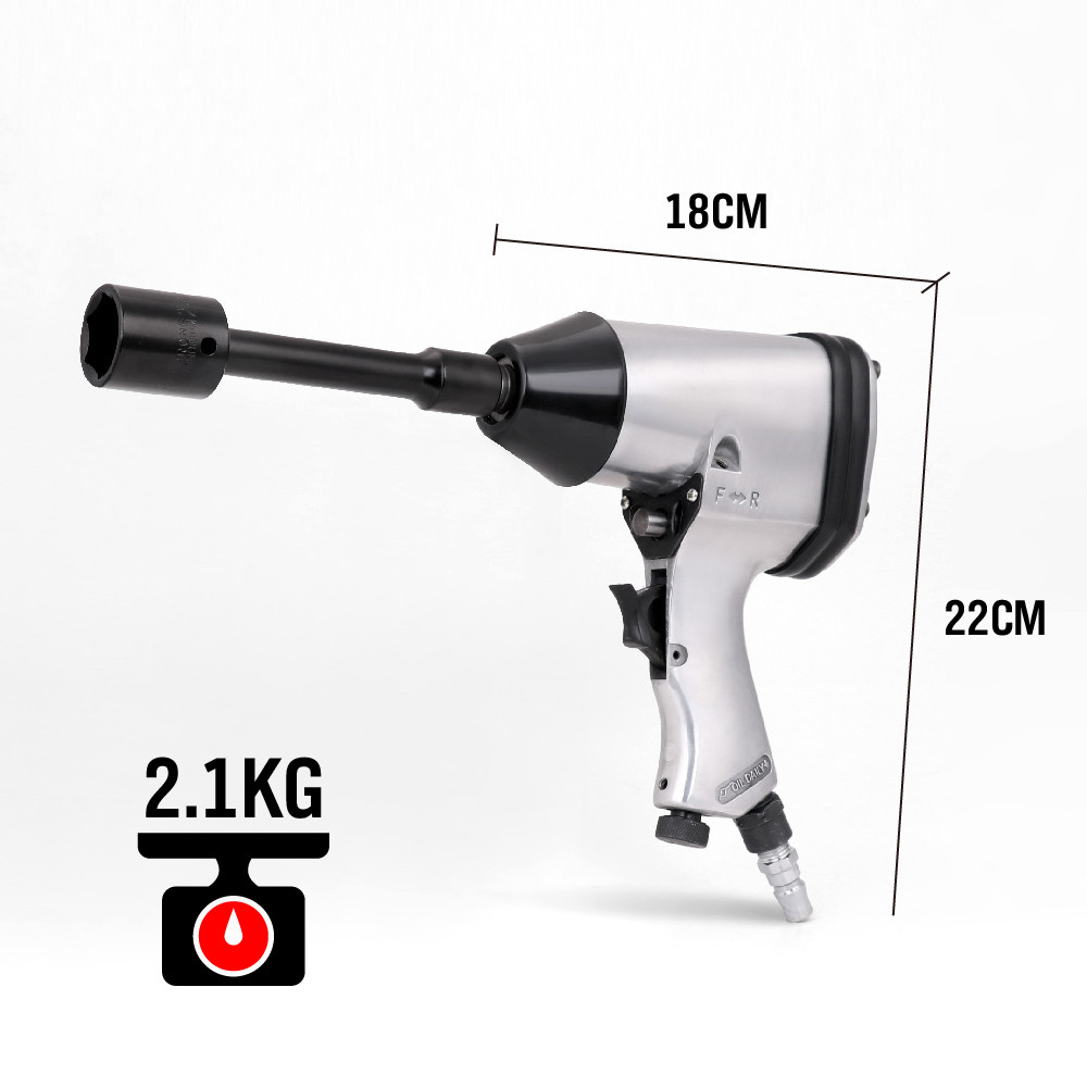 17Pc Air Impact Wrench Kit 1/2" Dr. Socket Set Rattle Gun Pneumatic