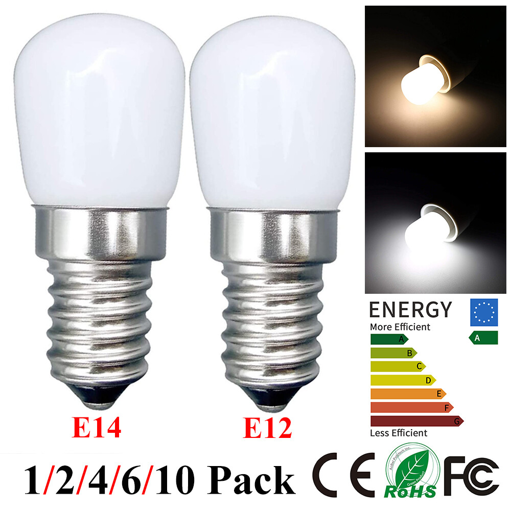 Fridge LED Light Bulb Small Screw E14/E12 Warm White Dimmable Freezer Lighting