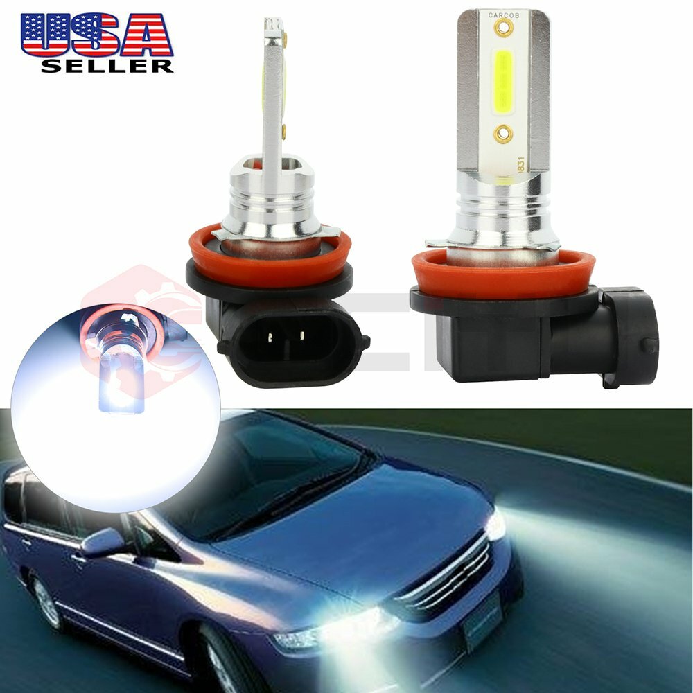 H11 LED Headlight Bulbs Kit High Low Beam 35W 5000LM 6000K