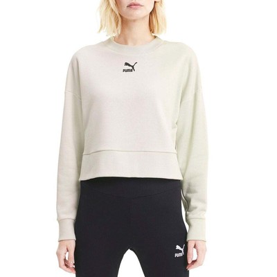 

Толстовка Puma Classics Cropped Crew Neck Женская Серая 597637-05, Grey