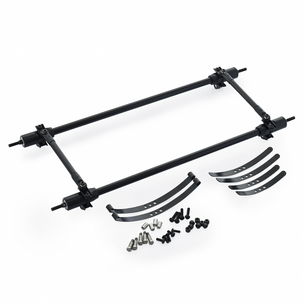 1/10 HD RC Metal Dual Axle Scale Trailer Big Truck Kit For SCX10 90046 TRX4 TRX6
