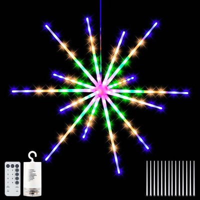Smart USB Firework LED Fairy string Light RGBIC WS2812B Meteor Starburst lights
