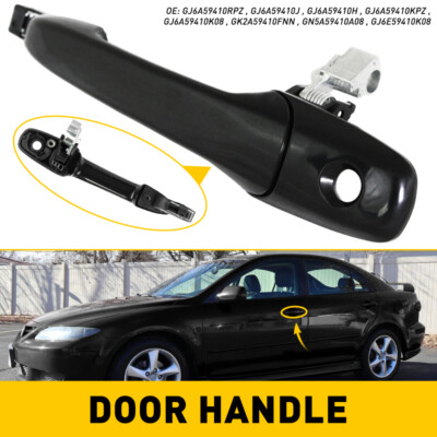 For Mazda 3 5 6 CX-7 CX-9 RX-8 Outer Door Handle with Keyhole Front Driver EOA