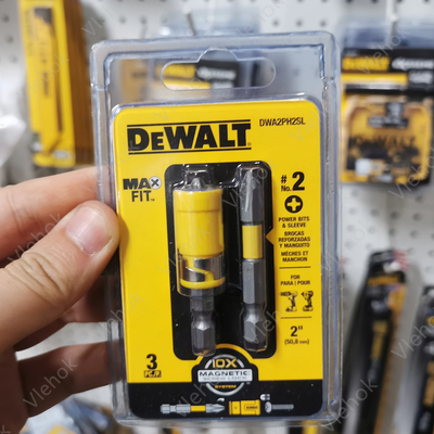 DEWALT DWA2PH2SL MAXFIT Screwdriver Bits 2'' PH2 Impact Driver Phillips Bit  Set