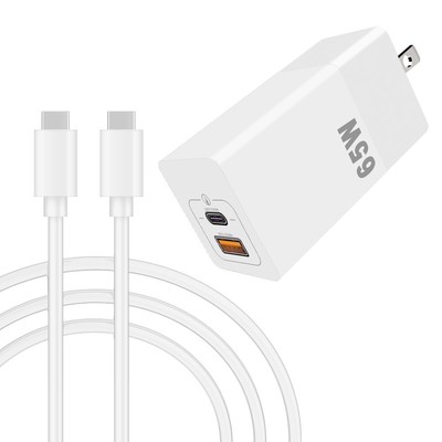 Heavy-Duty 65W USB-C Power Charger Adapter Cable for Samsung Galaxy S23 SM-S911U