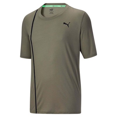 

Футболка с коротким рукавом Puma Train Tech с круглым вырезом, большая, мужская, размер  Athletic, Зеленый, Puma Train Tech Crew Neck Short Sleeve T-Shirt Big Tall