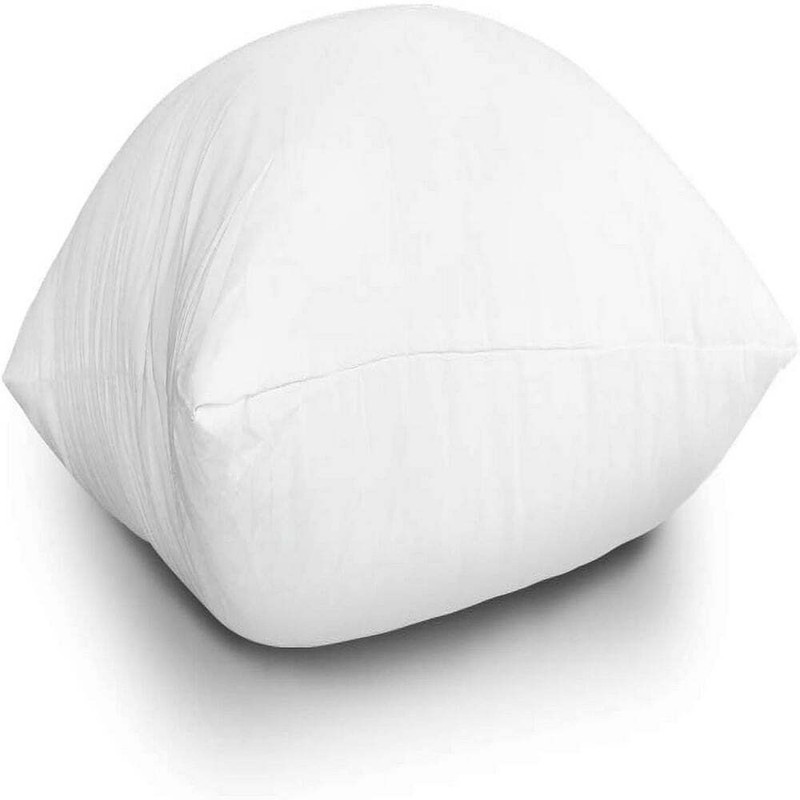 Lux Decor Collection White Throw Pillows 12" X 12" Pillow Insert Set of 4